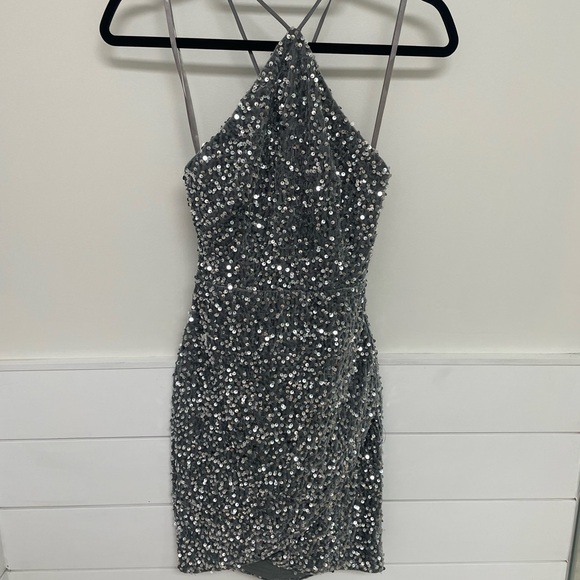 Sequin Mini Dress - Picture 1 of 4